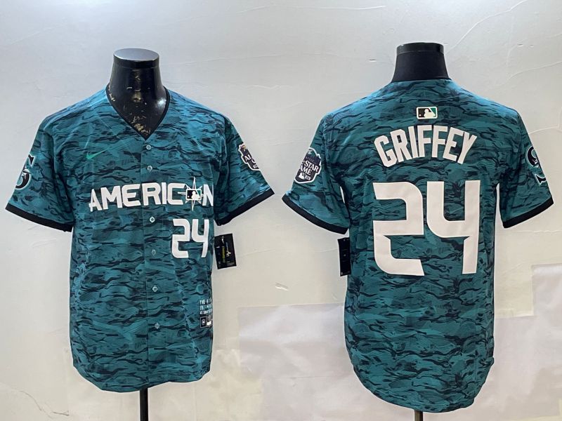 Men Seattle Mariners #24 Griffey Blue All star 2025 Nike MLB Jersey style 1